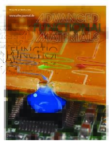 Vol. 25 • No. 9 • March 4 • 2015  www.afm-journal.de Advanced Functional Materials, Vol. 25, 2015, No. 9, pages 1329–1472	 www.afm-journal.de