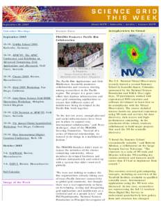 About SGTW | Subscribe | Archive | Contact SGTW  September 28, 2005 Calendar/Meetings