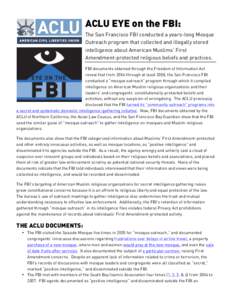 ACLU Eye on the FBI - Mosque Outreach[removed]