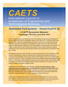 CAETS 2010 statement:07 statement