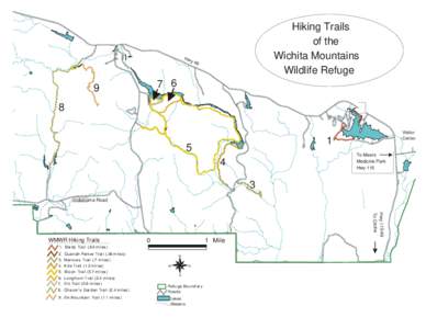 Hw  Hiking Trails of the Wichita Mountains Wildlife Refuge