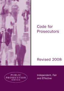 Code for Prosecutors RevisedIndependent, Fair