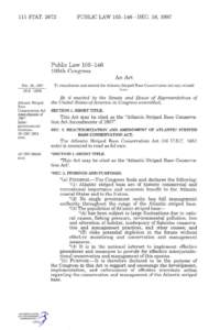 I l l STAT[removed]PUBLIC LAW[removed]—DEC. 16, 1997 Public Law[removed]105th Congress
