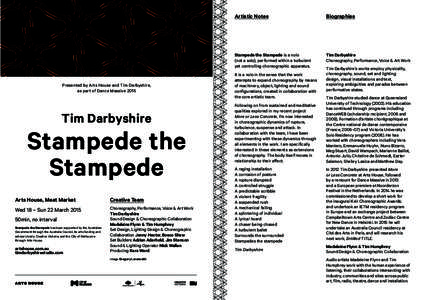 Stampede the Stampede - Tim Darbyshire