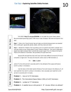 Remote sensing / Satellite / International Space Station / Spacecraft / Geocentric orbit / Spaceflight / Astrodynamics / Earth orbits