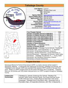 Talladega County Lead Agency Address City Zip Agency Website