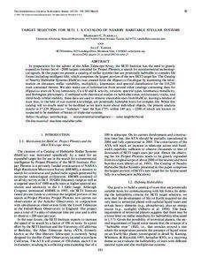 E  The Astrophysical Journal Supplement Series, 145:181–198, 2003 March