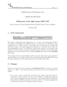 XMM-CCF-REL-XRT3PSF0016.dvi
