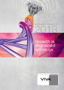 Annual Report  Growth is engrained within us