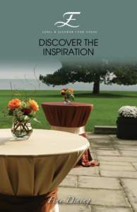 DISCOVER THE INSPIRATION Fine Dining  DISCOVER THE