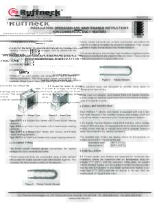 Ruffneck RDFF/RDIF/RDFT/RDIT Commercial Duct Heaters (Flange & Insert Types) - Instruction Sheet