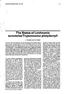Leishmania / Trypanosomatid / Trypanosoma / Kinetoplastid / Cutaneous leishmaniasis / Kinetoplast / Protozoa / Paleoleishmania / Leishmania tropica / Microbiology / Euglenozoa / Biology