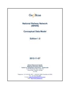 GeoBase - Conceptual Data Model, Edition 1.0