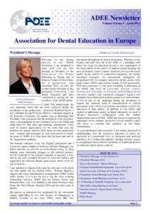 Centre for International Education and Research / Health / American Dental Education Association / Dentistry / Dental school