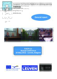 European Civil Society Platform on Lifelong Learning  EUCIS-LLL General report