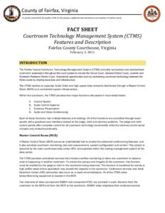 Factsheet-CTMS Features and Description