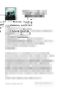 Web potato, leek and chevre gratin.indd
