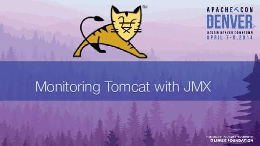 Monitoring Tomcat with JMX  Christopher Schultz Chief Technology Offcer Total Child Health, Inc.