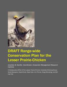 DRAFT Range-wide Conservation Plan for the Lesser Prairie-Chicken