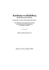 Katekisma wa Heidelberg Heidelberg Catechism