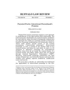 BUFFALO LAW REVIEW VOLUME 64 MAYNUMBER 3