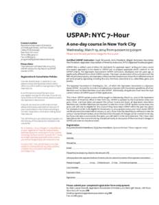    USPAP: NYC 7-Hour Course Location Appraisers Association of America 212 West 35th Street, 11th Floor South