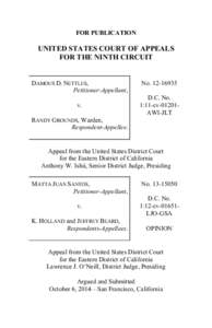 FOR PUBLICATION  UNITED STATES COURT OF APPEALS FOR THE NINTH CIRCUIT  DAMOUS D. NETTLES,