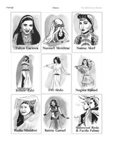 Dancer Trading Cards 108  History	  The Belly Dance Reader