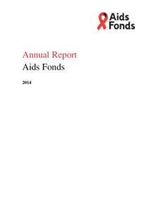 Annual Report Aids Fonds 2014 Contents 1