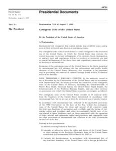48701 Federal Register Presidential Documents  Vol. 64, No. 173