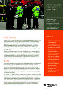 MapInfo Crime Profiler v2.0 DATA SHEET MapInfo Crime 	 Profiler v2.0