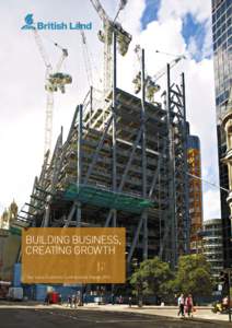 BUILDING business, CREATING GROWTH Our Socio-Economic Contributions Report 2012 INTRODUCTION There is much debate about how we might rebalance the