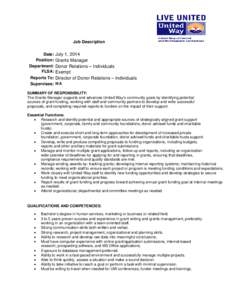 Microsoft Word - Grants Manager.docx