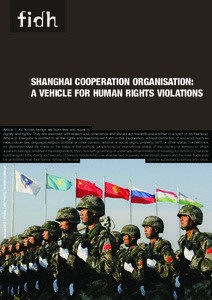 Shanghai Cooperation Organisation: a vehicle for human rights violations