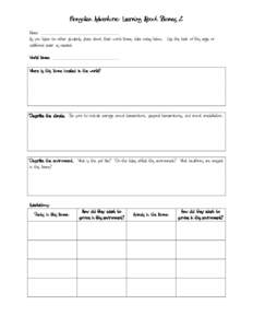 Mongolian Adventure: Learning About Biomes 2 Name: As you listen to other students share about their world biome, take notes below. Use the back of this page or additional paper as needed. World biome: biome
