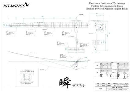 Kanazawa Institute of Technology Factory for Dreams and Ideas Human Powered Aircraft Project Team 3203 機体支持補助棒 CFRPパイプ O32