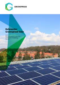 GREENSPREAD  Referenties Greenspread Solar Lease Monitoring, beheer & onderhoud
