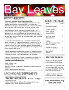 Bay Leaves HOLIDAY 2011