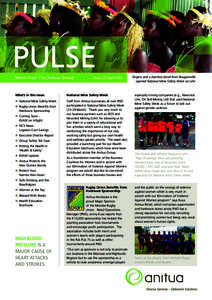 PULSE News From The Anitua Group Issue 22 | AprilWhat’s in this issue: