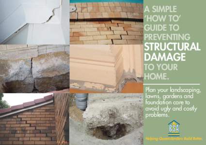 A SIMPLE ‘HOW TO’ GUIDE TO PREVENTING  STRUCTURAL