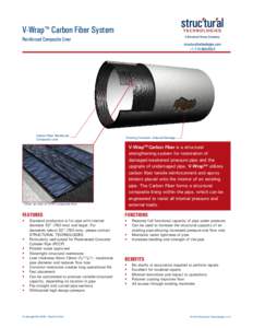 V-Wrap™ Carbon Fiber System Reinforced Composite Liner Carbon Fiber Reinforced Composite Liner