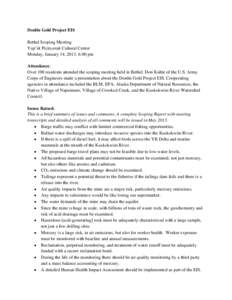 Microsoft Word - Bethel Jan 14 Meeting Issue Summary+kvw.docx