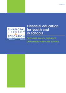 June[removed]Financial education for youth and in schools OECD/INFE pOlICy guIDaNCE,