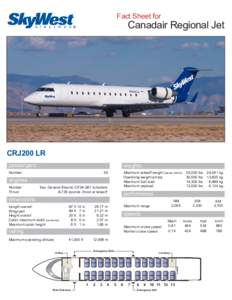Fact Sheet for  Canadair Regional Jet CRJ200 LR passengers