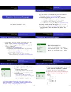 Hardware description languages / Source code / Procedural programming languages / Compilers / Data dependency / Esterel / Computer program / Programming language / Imperative programming / Software engineering / Computing / Computer programming