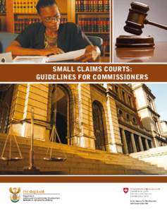 small claims courts: GUIDElines for Commissioners GUIDElines for Commissioners  TABLE OF CONTENTS