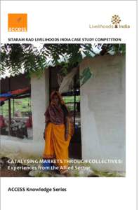 Livelihoods  India SITARAM RAO LIVELIHOODS INDIA CASE STUDY COMPETITION