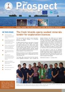 SPC-EU De  Issue 9, September 2015 IN THIS ISSUE The Cook Islands