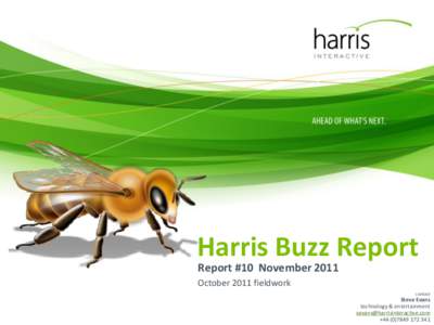 Harris Interactive Buzz Report Wave 10 - November 2011