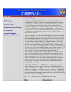 NOAA Corps Cyberflash 24 May 2013